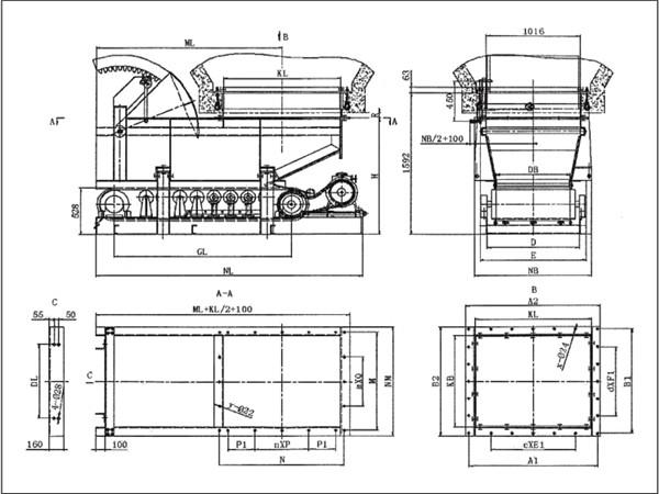 扇形閥門帶式（甲帶）給料機(jī)的承載能力較強(qiáng)、噪音低、整機(jī)使用壽命長(zhǎng)